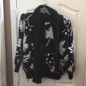 LADIES’ Casual Club Knit Bomber-length Jacket (M)